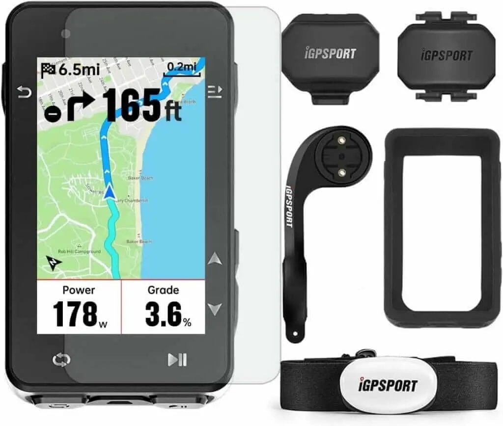A gps device with a gps and other accessories.