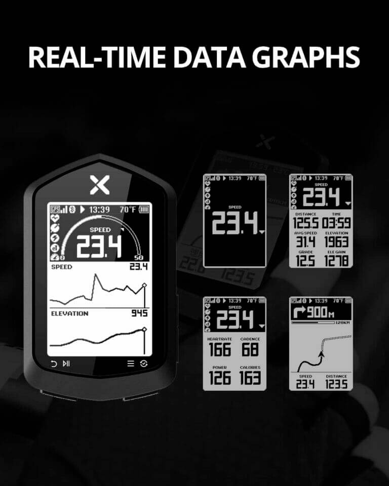 Xoss NAV Bike Computer Rocket Cyclist