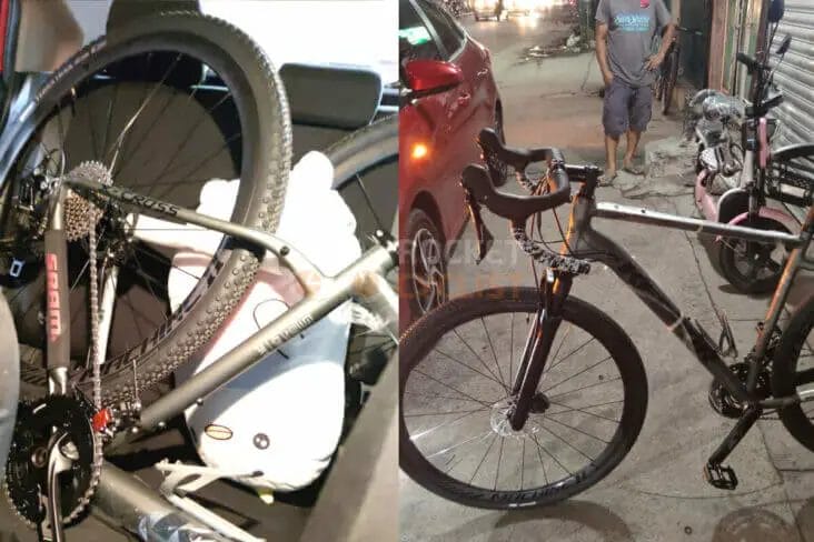 fit bike in car