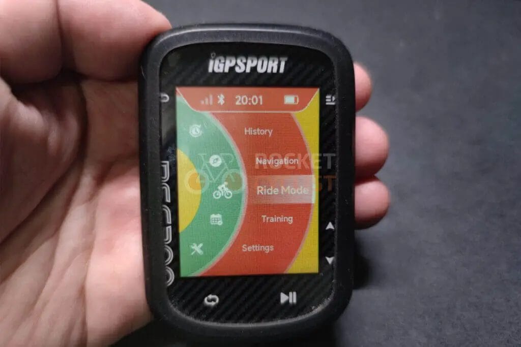A person holding a hand held gps device.