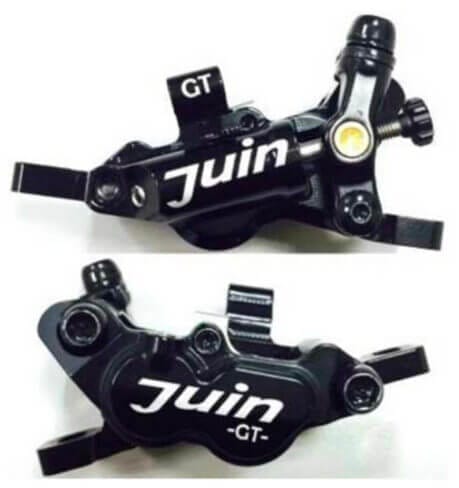 Two brakes with the word juin on them.