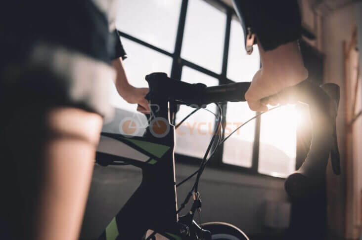 2 km cycling in steps